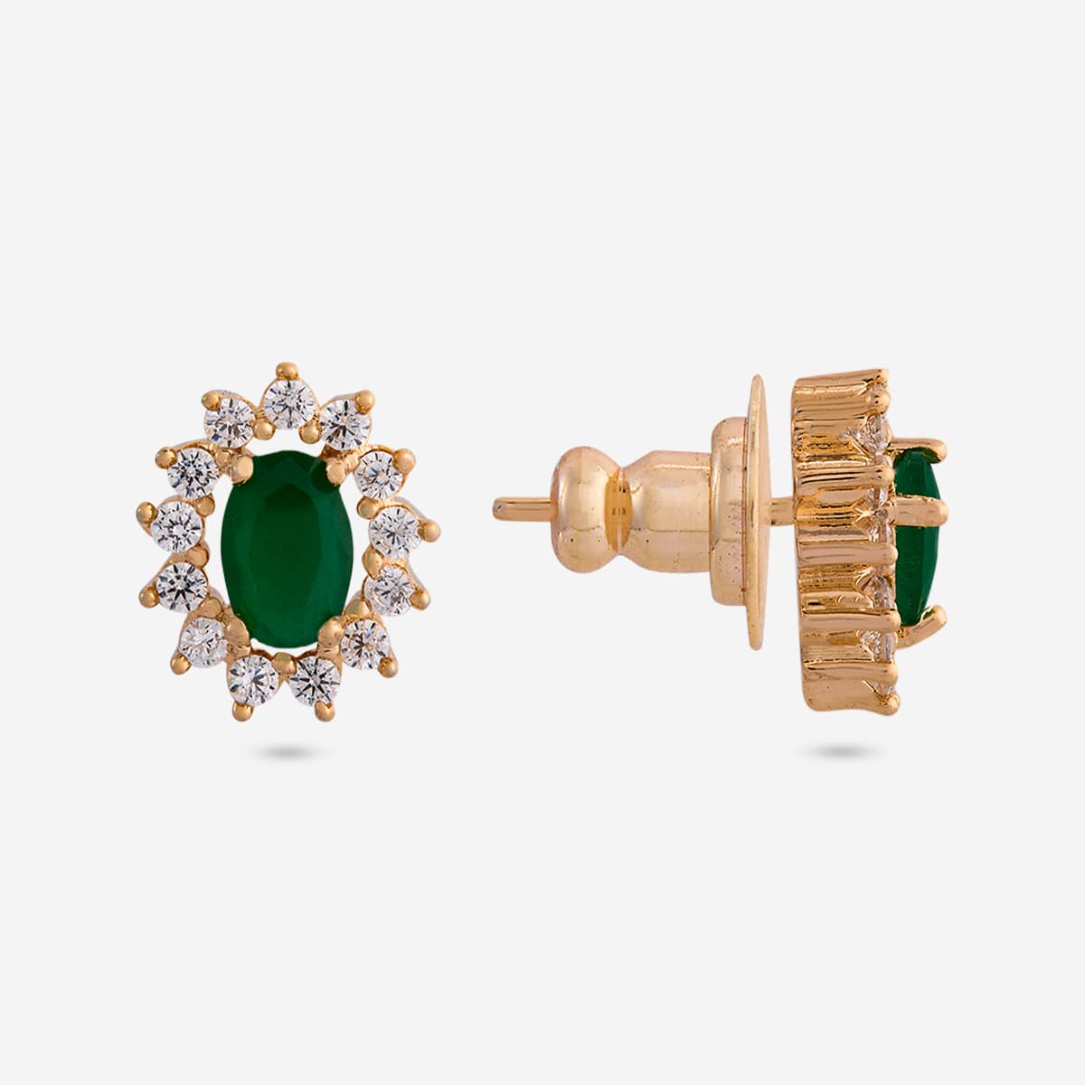 Zircon Pendant Set Zircon Pendant Earring 182055