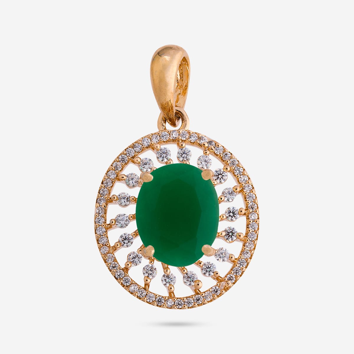 Zircon Pendant Set Zircon Pendant Earring 182055