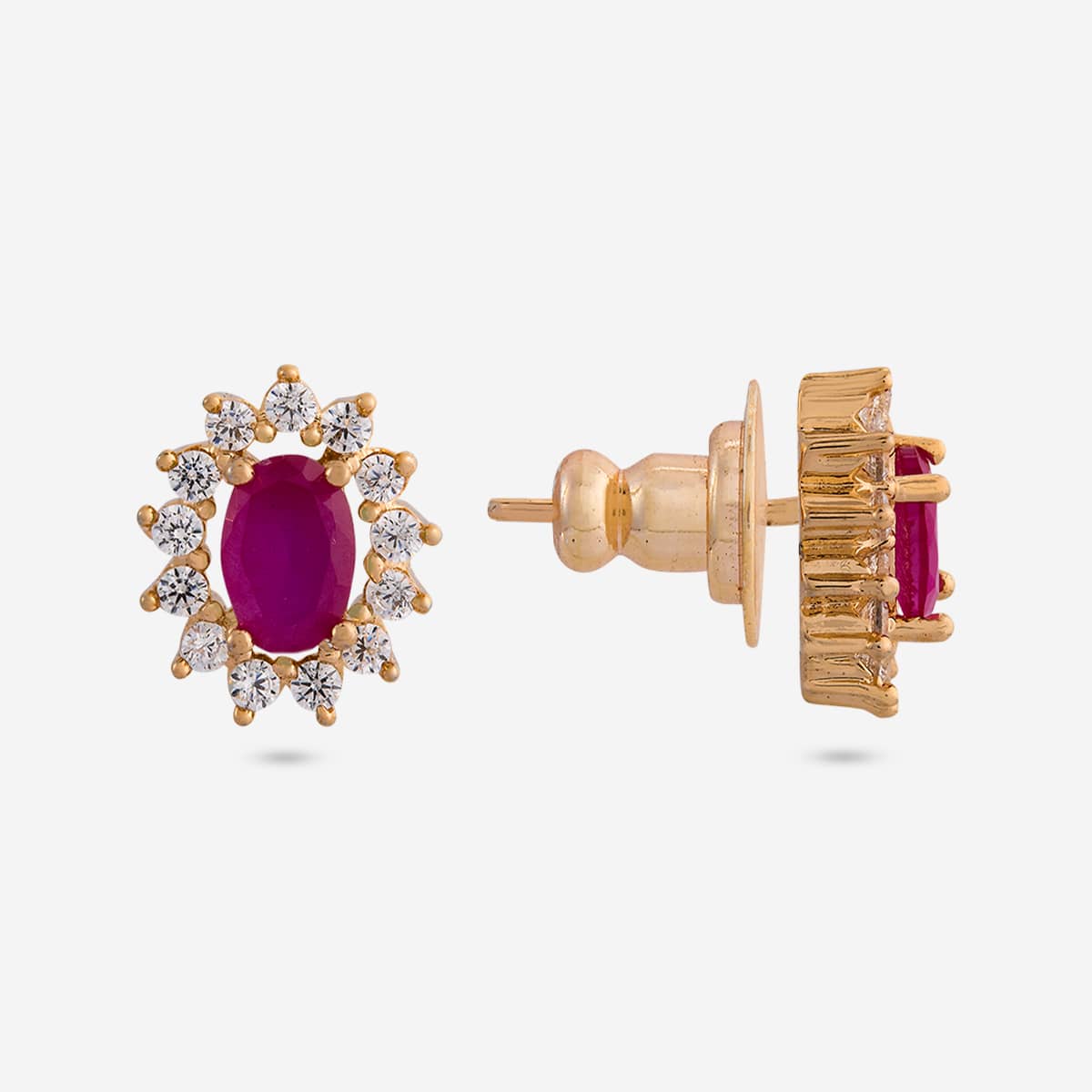 Zircon Pendant Set Zircon Pendant Earring 182055