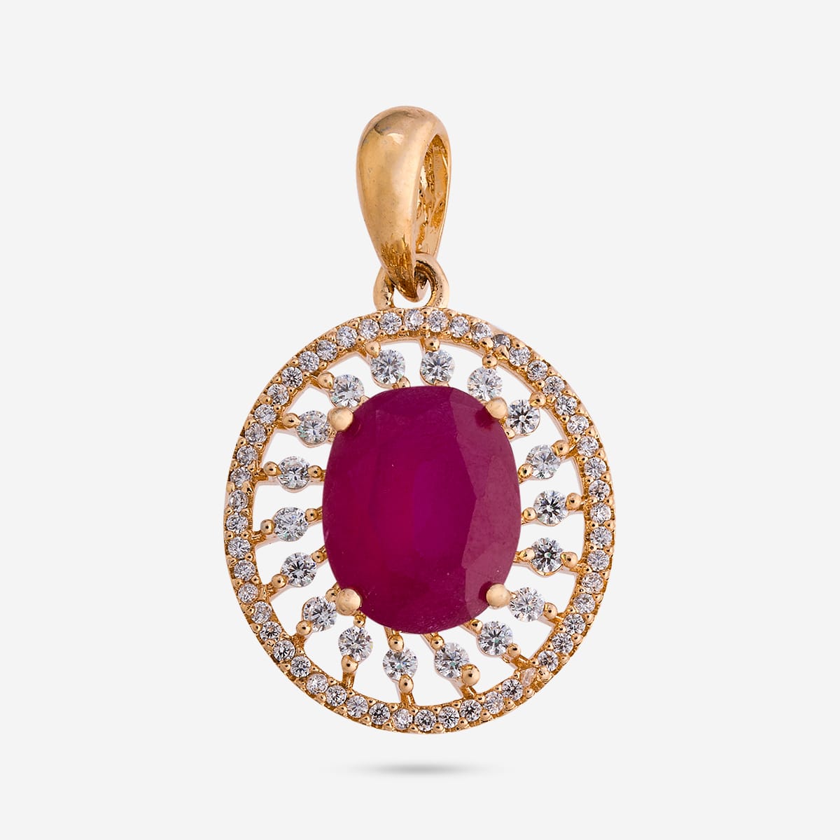 Zircon Pendant Set Zircon Pendant Earring 182055