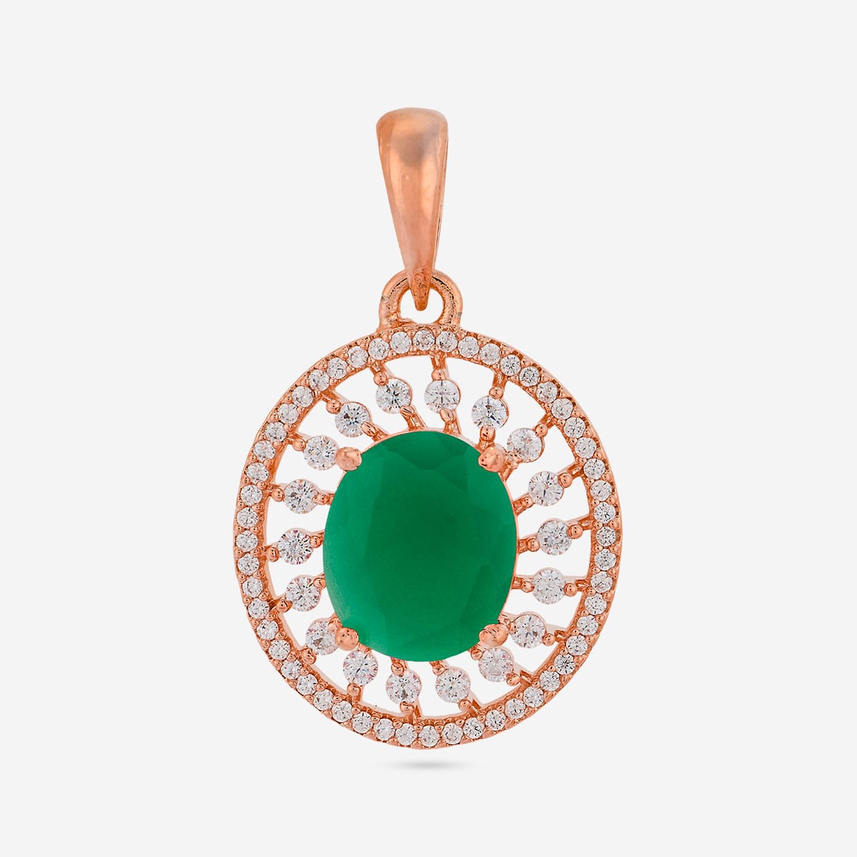 Zircon Pendant Set Zircon Pendant Earring 182055
