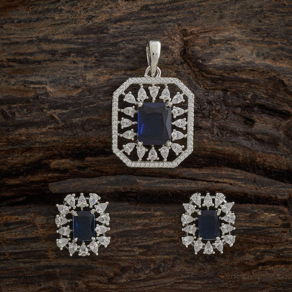 Zircon Pendant Set Zircon Pendant Earring 182056