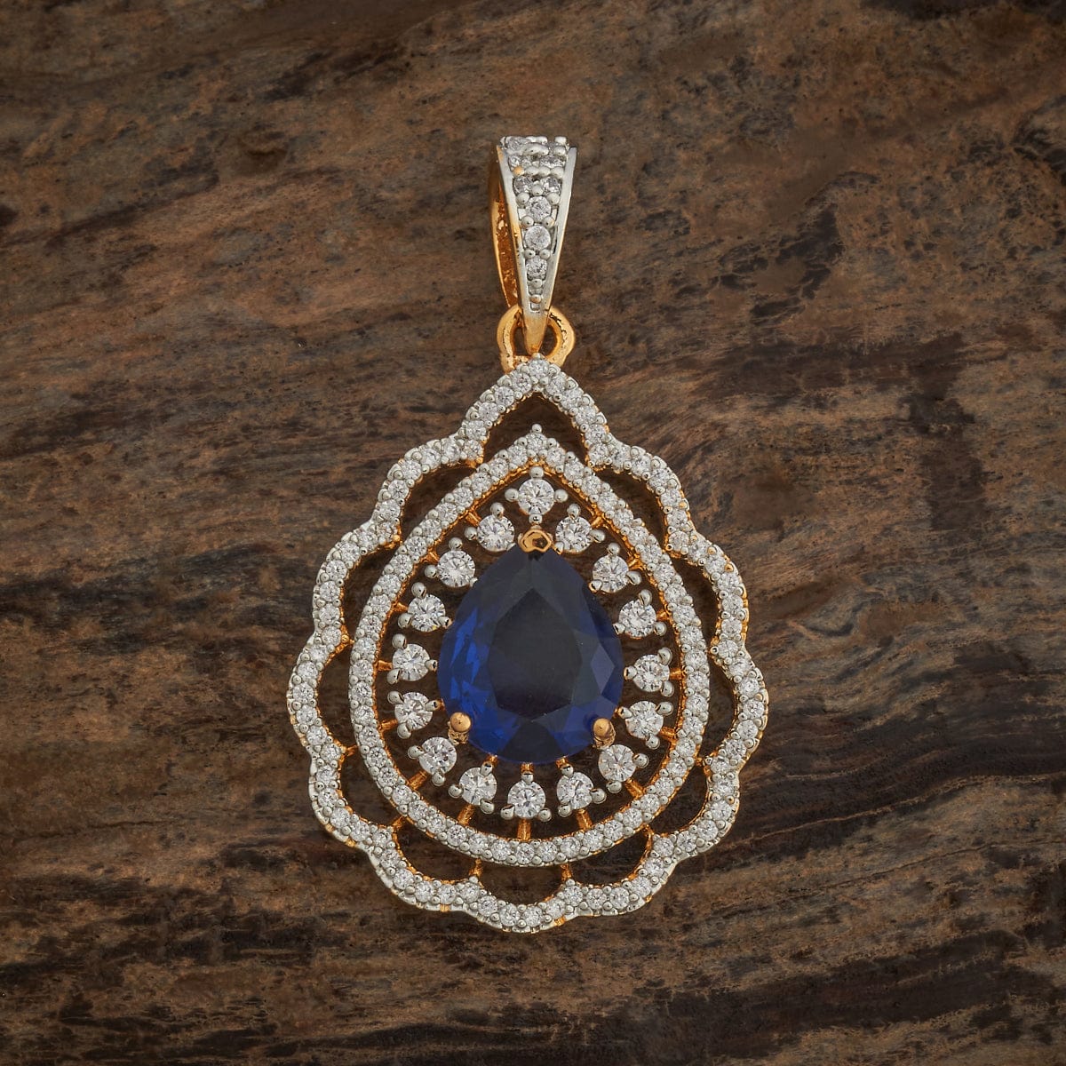 Zircon Pendant Set Zircon Pendant Earring 182057