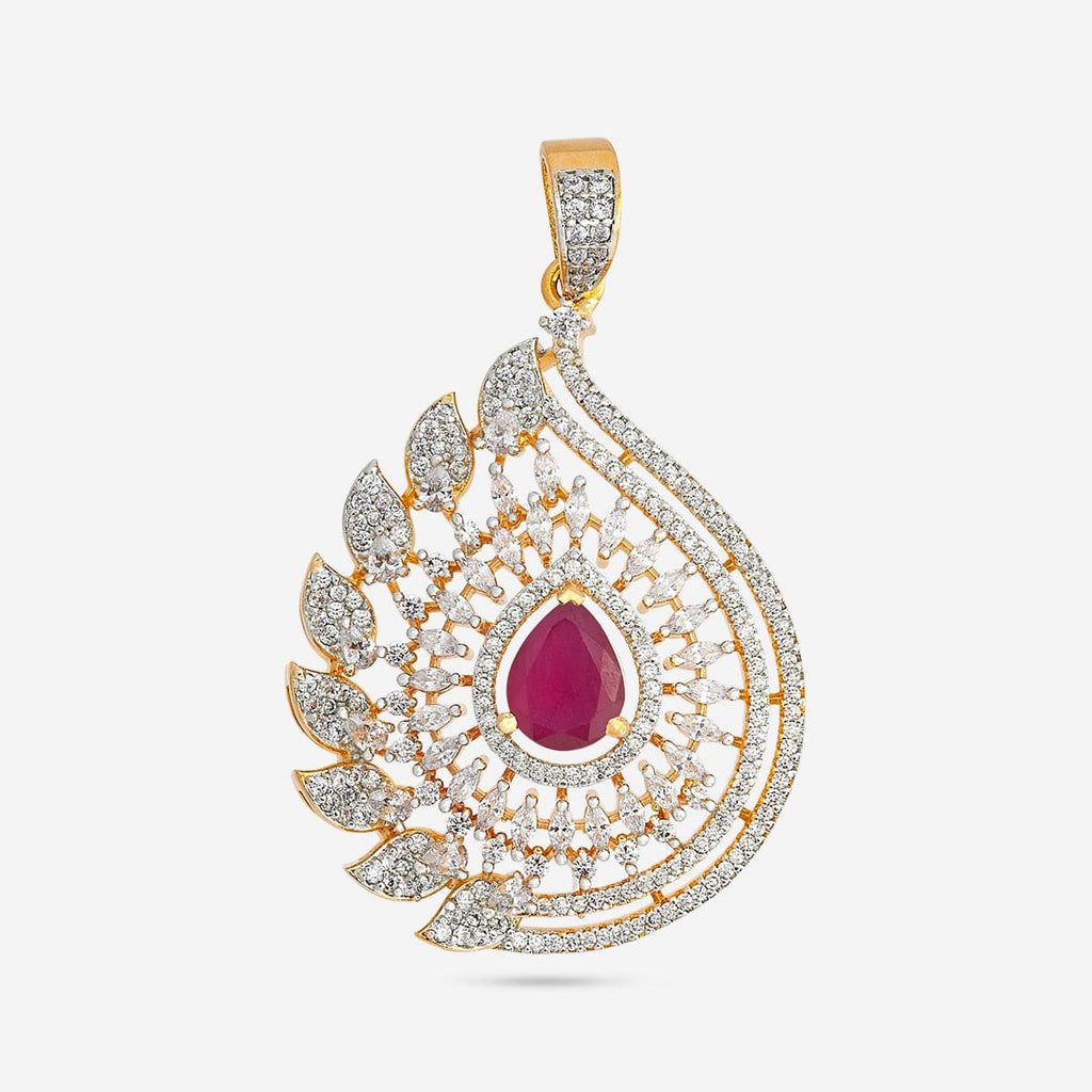 Zircon Pendant Set Zircon Pendant Earring 182431