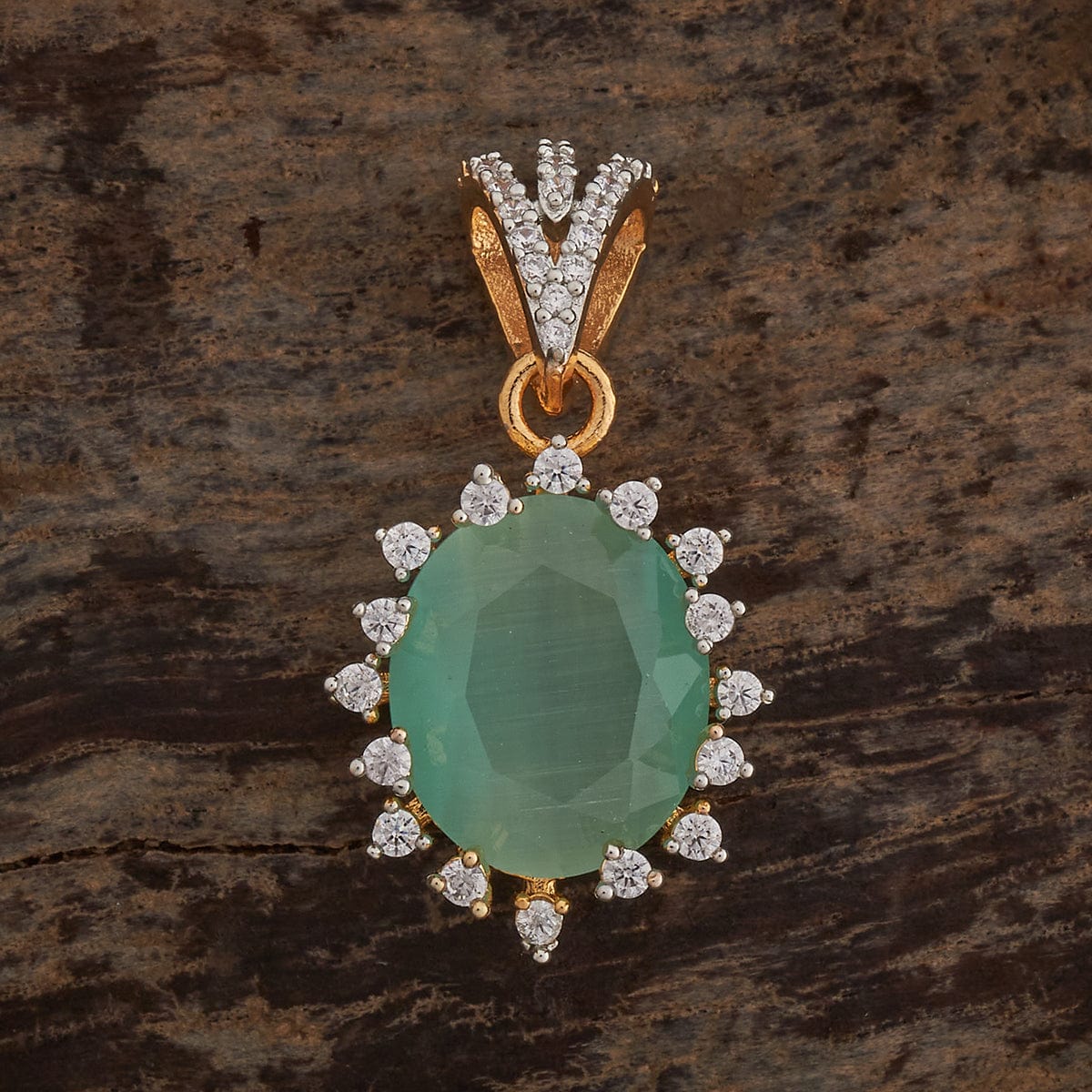 Zircon Pendant Set Zircon Pendant Earring 182476