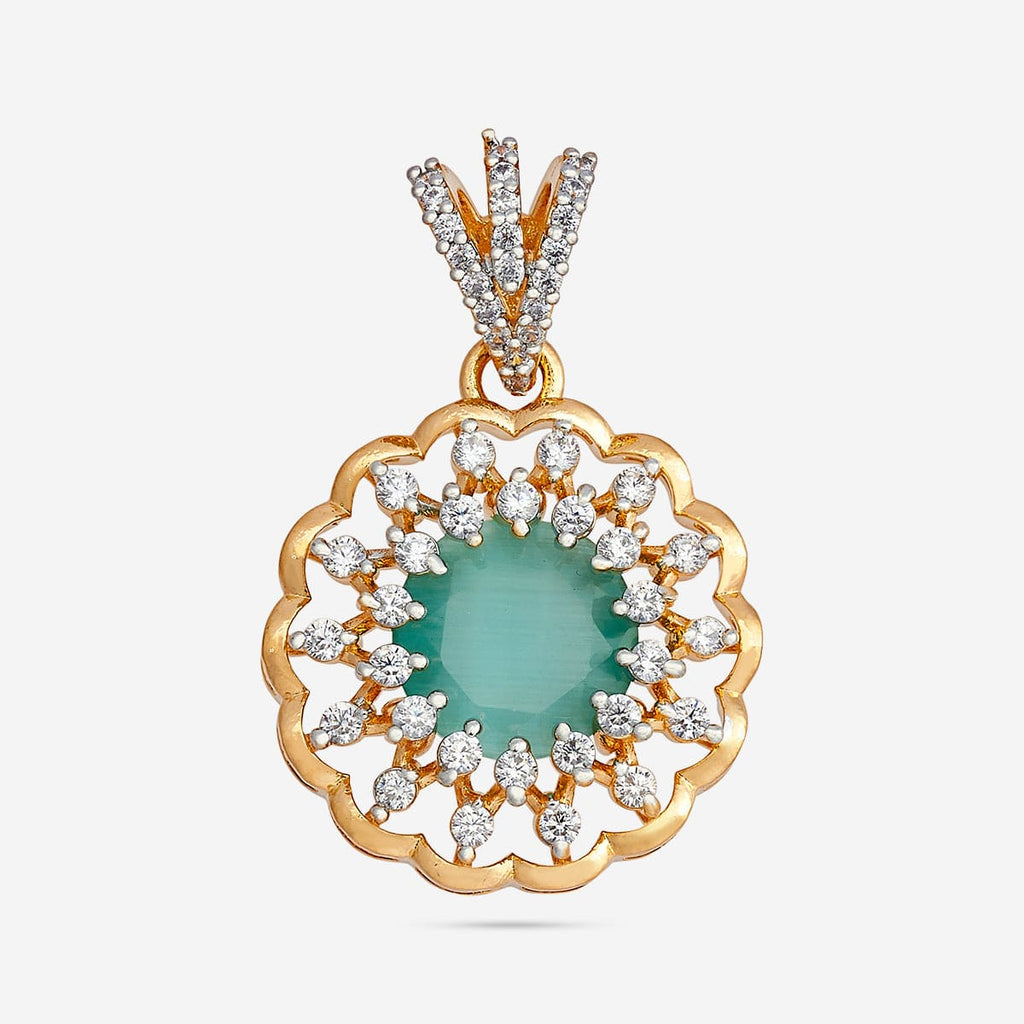 Zircon Pendant Set Zircon Pendant Earring 182478