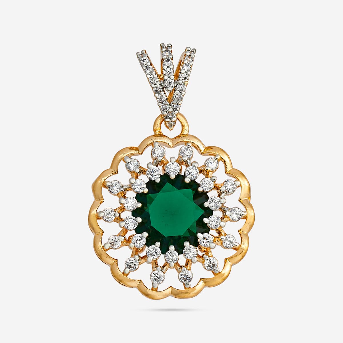 Zircon Pendant Set Zircon Pendant Earring 182478