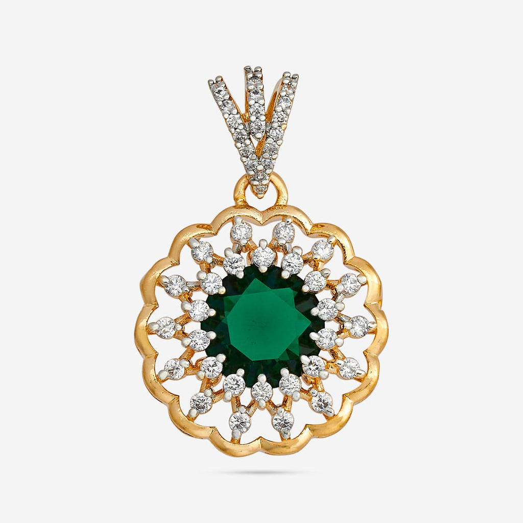 Zircon Pendant Set Zircon Pendant Earring 182478