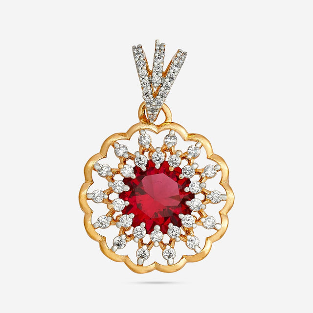 Zircon Pendant Set Zircon Pendant Earring 182478