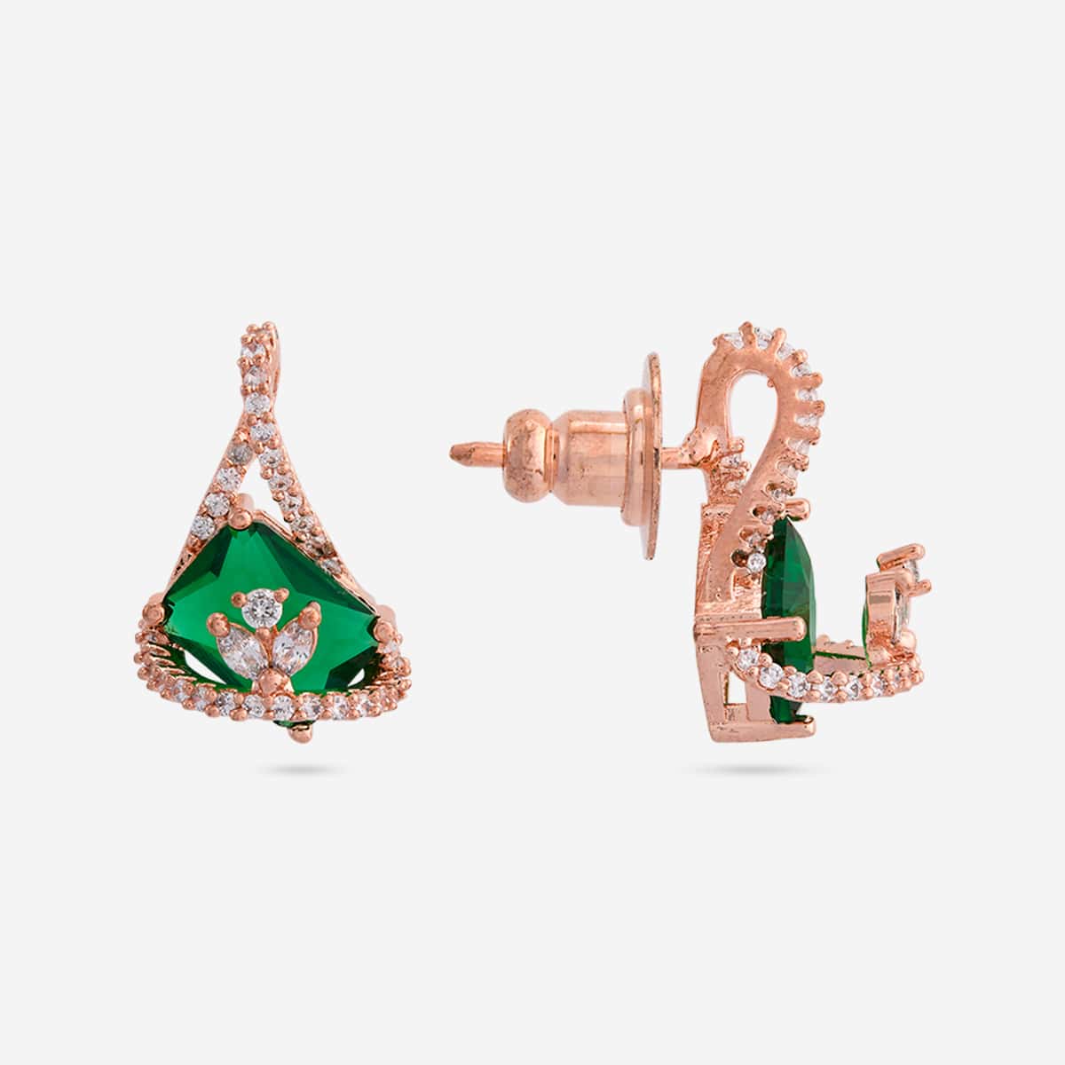 Zircon Pendant Set Zircon Pendant Earring 182479