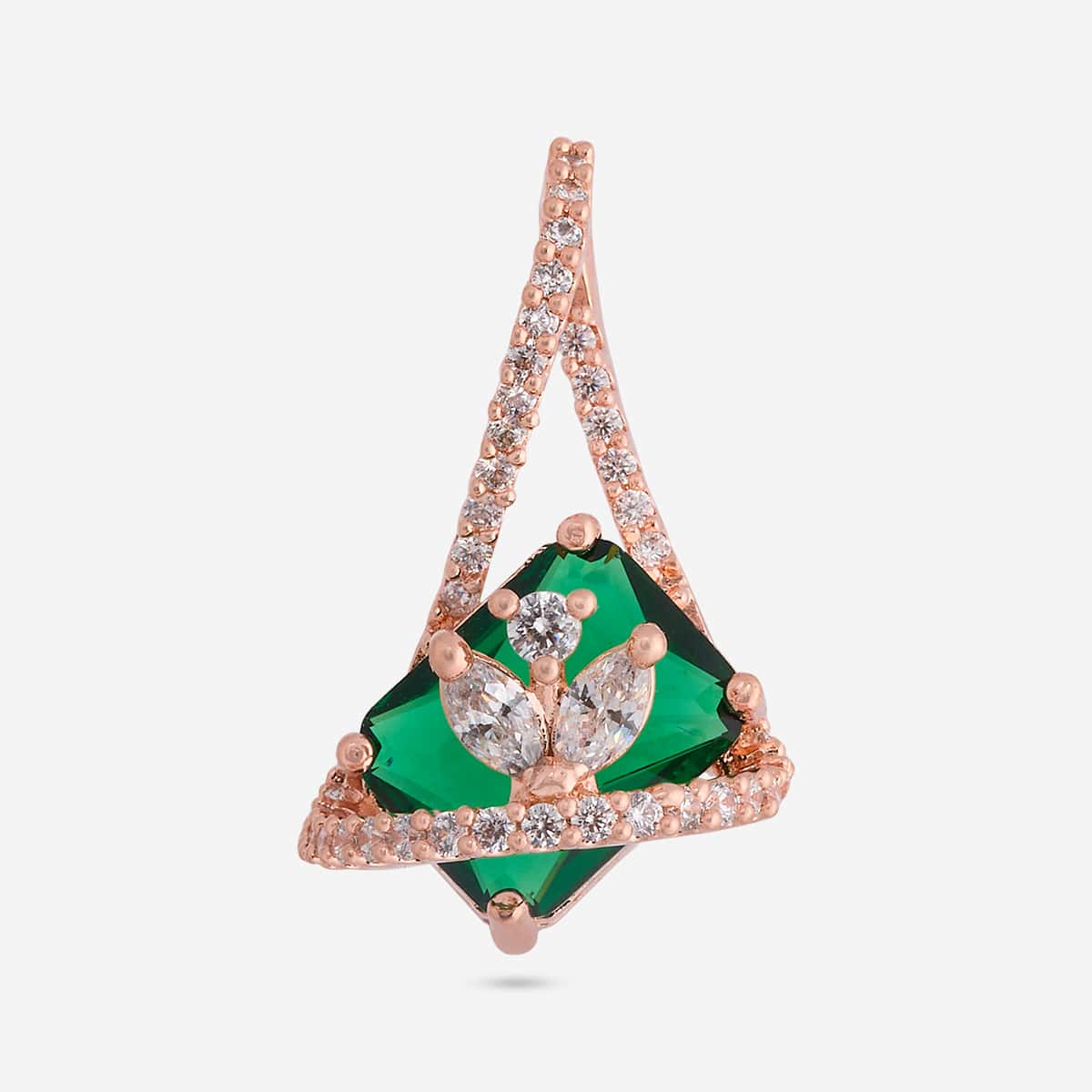 Zircon Pendant Set Zircon Pendant Earring 182479