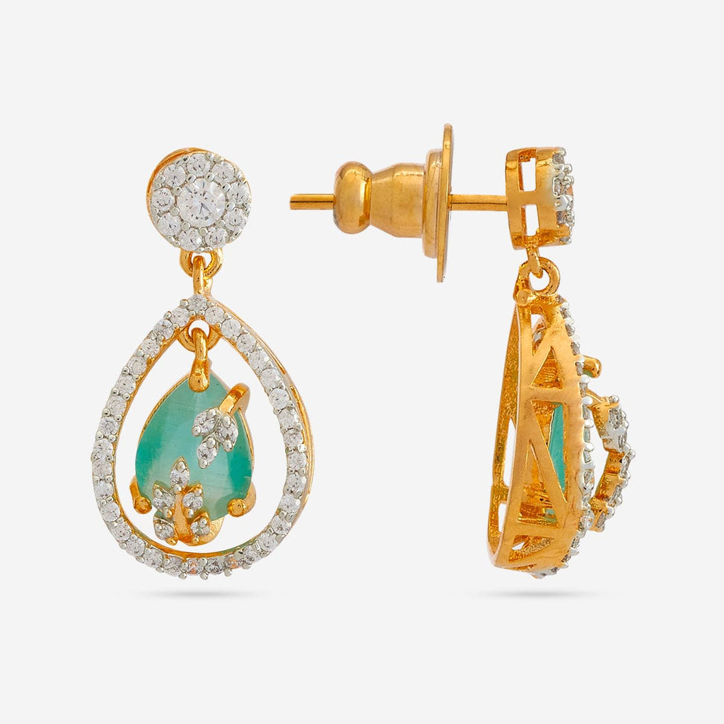 Zircon Pendant Set Zircon Pendant Earring 182481