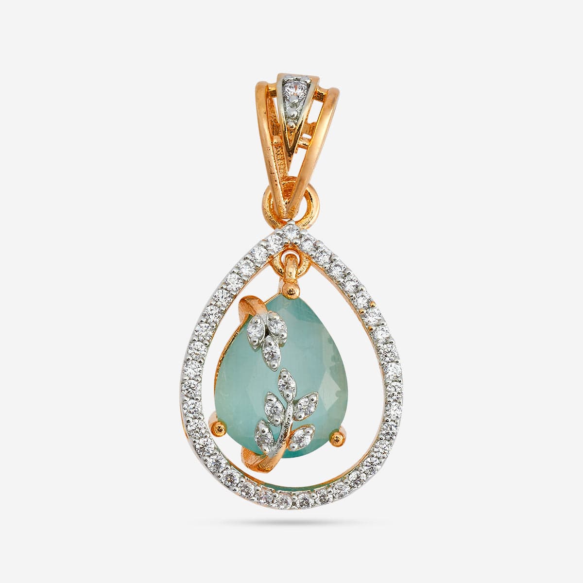 Zircon Pendant Set Zircon Pendant Earring 182481