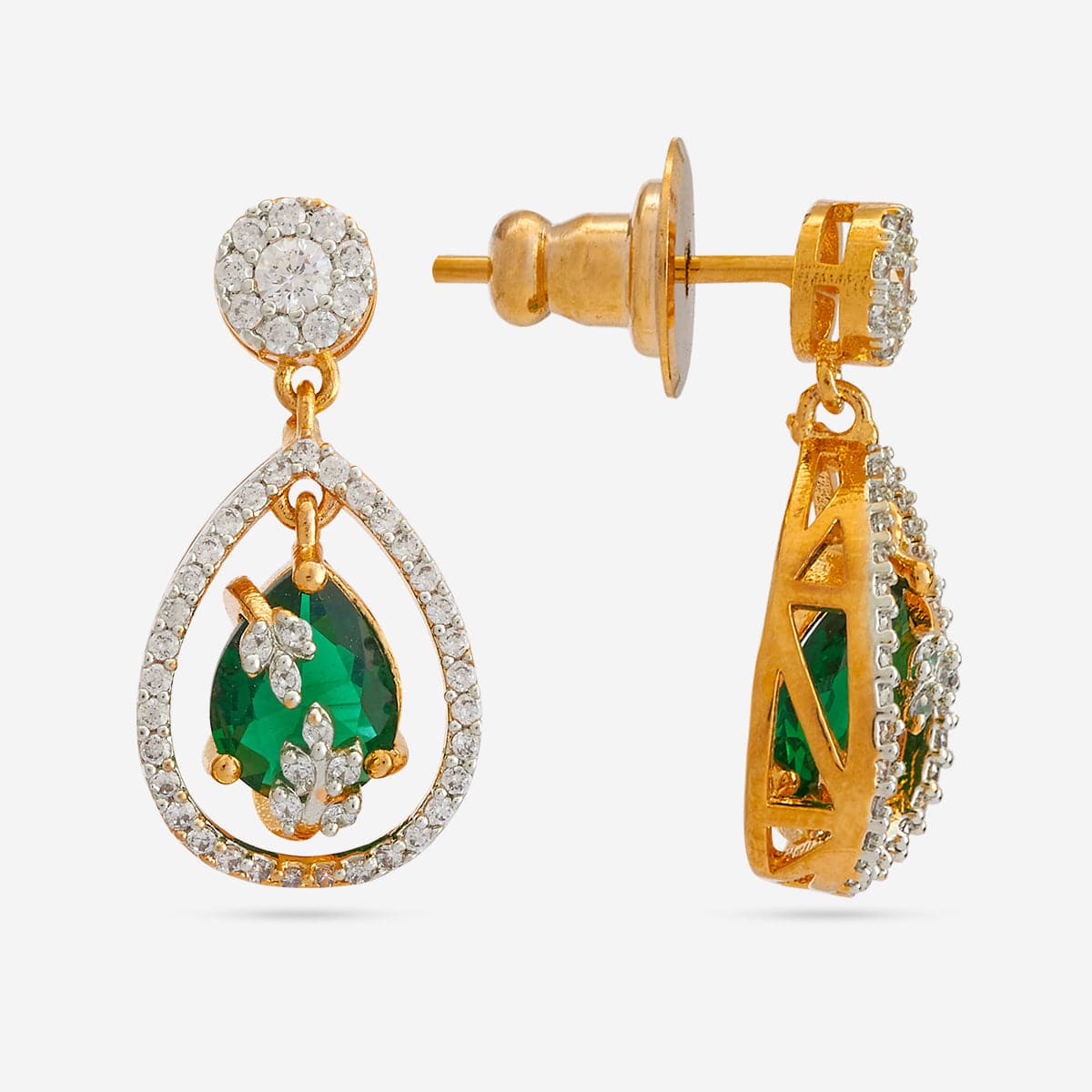 Zircon Pendant Set Zircon Pendant Earring 182481