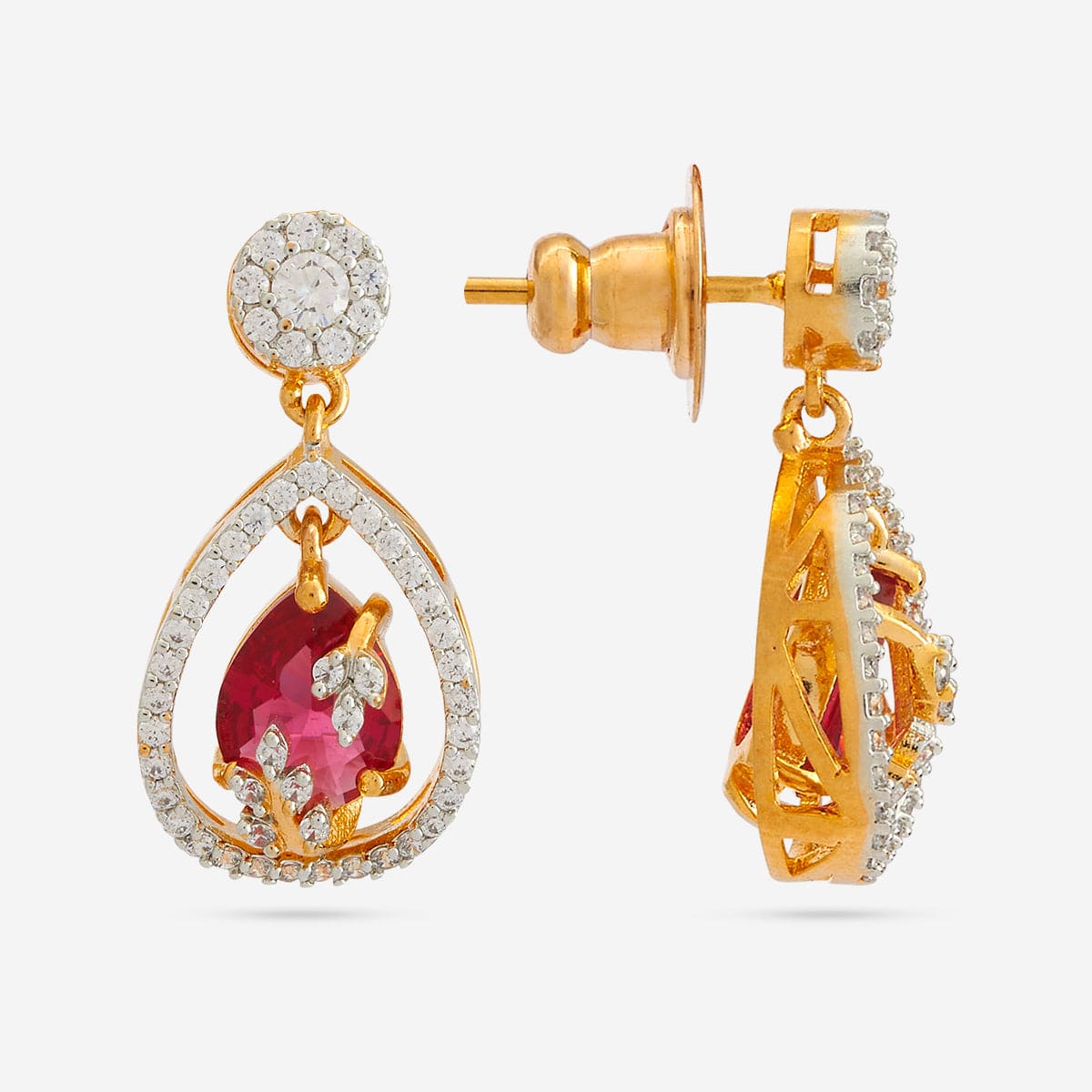 Zircon Pendant Set Zircon Pendant Earring 182481