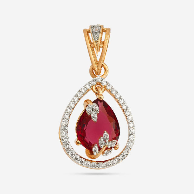 Zircon Pendant Set Zircon Pendant Earring 182481