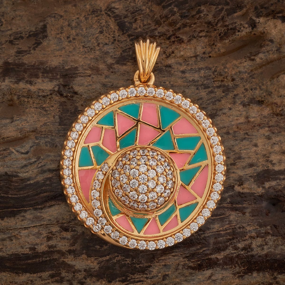 Zircon Pendant Set Zircon Pendant Earring 182631