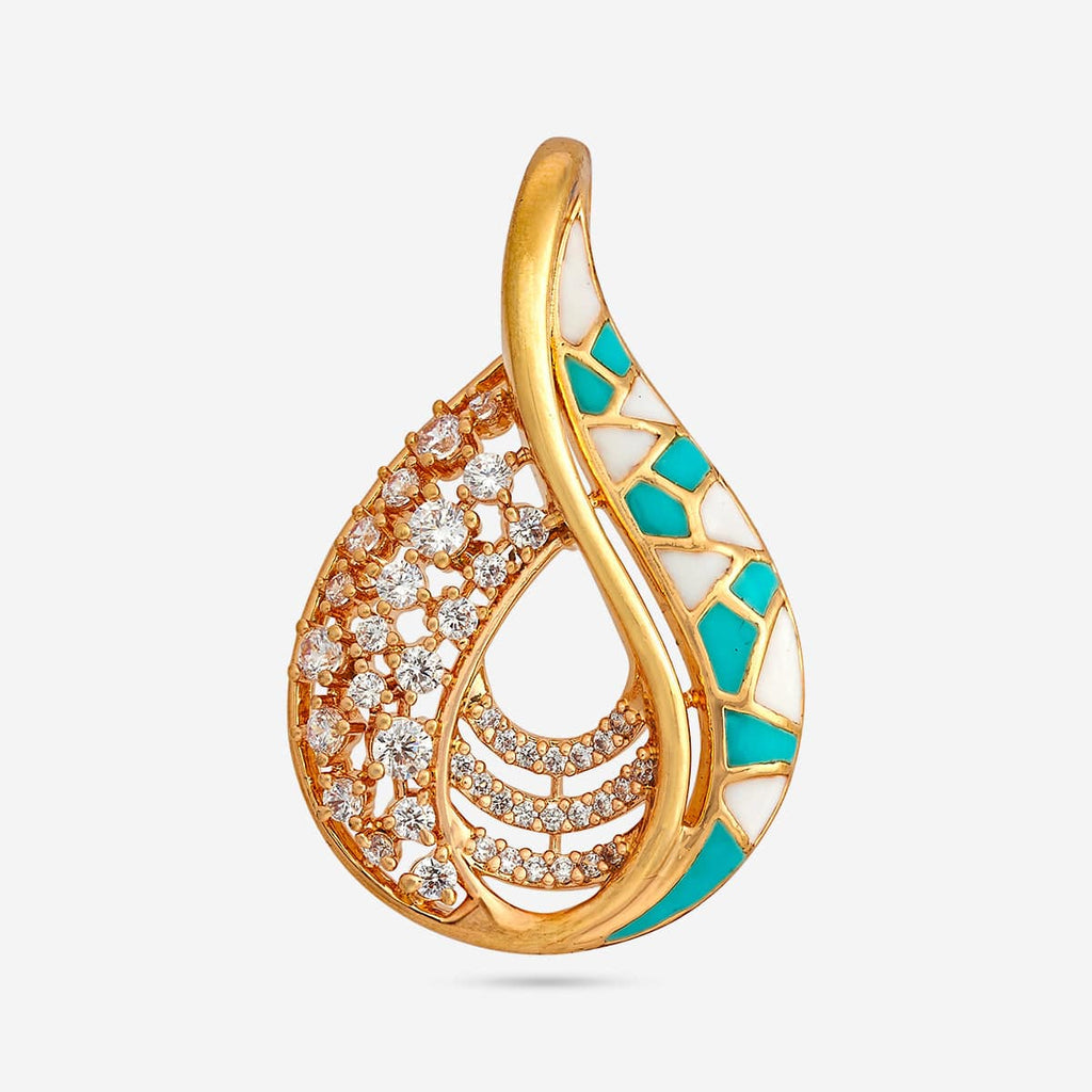 Zircon Pendant Set Zircon Pendant Earring 182633