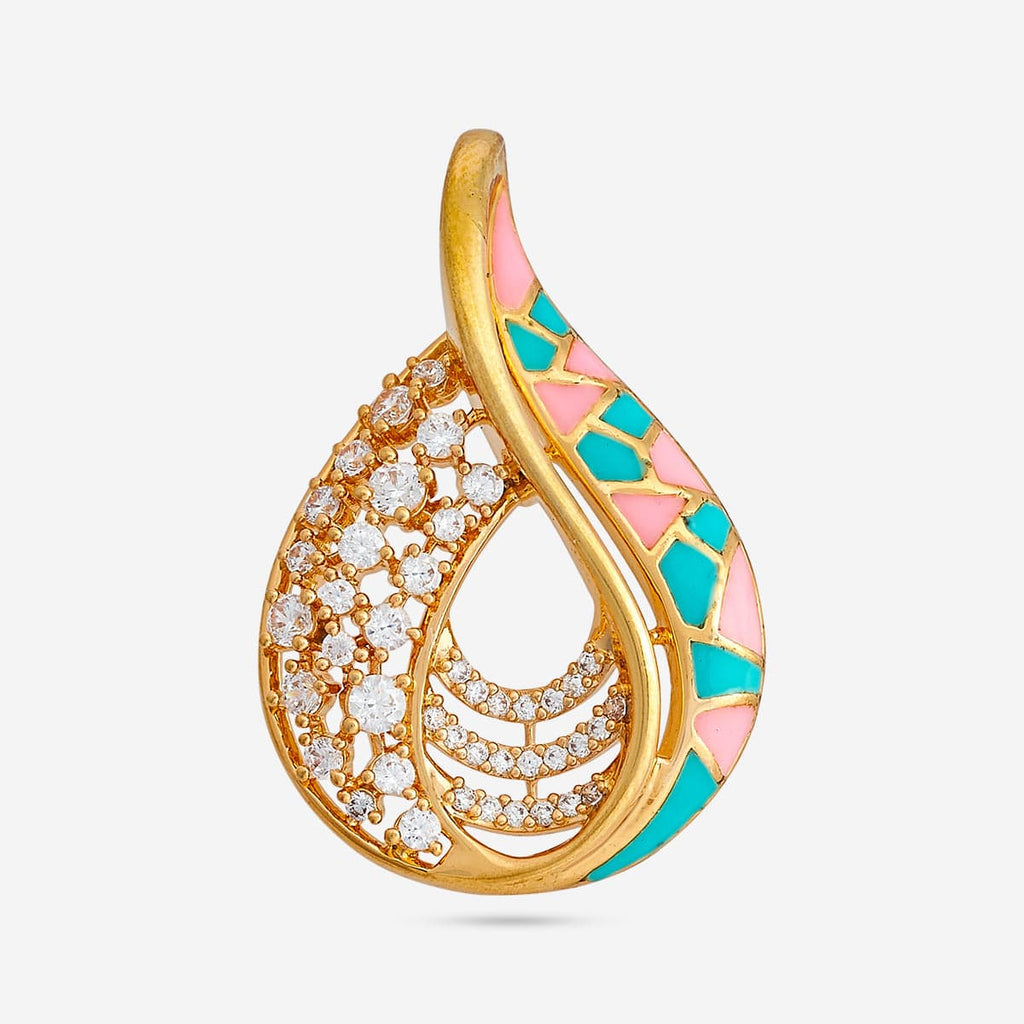 Zircon Pendant Set Zircon Pendant Earring 182633