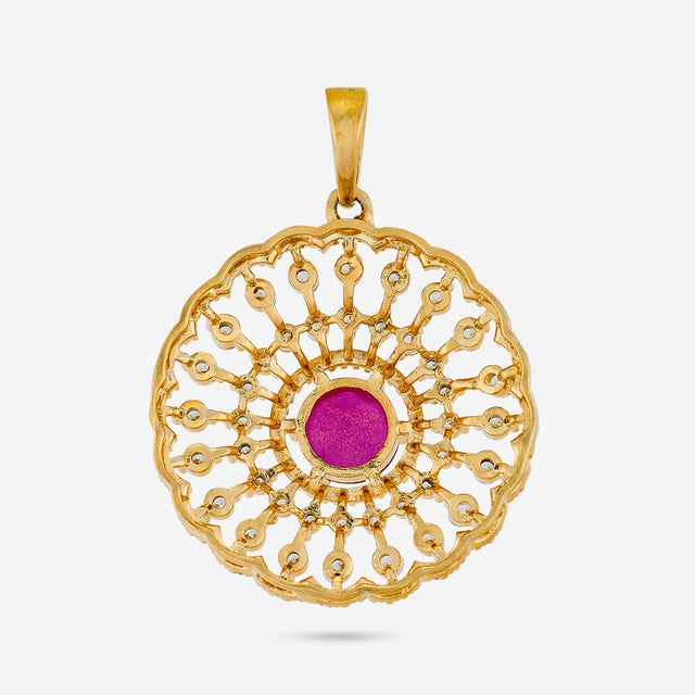 Zircon Pendant Set Zircon Pendant Earring 182860