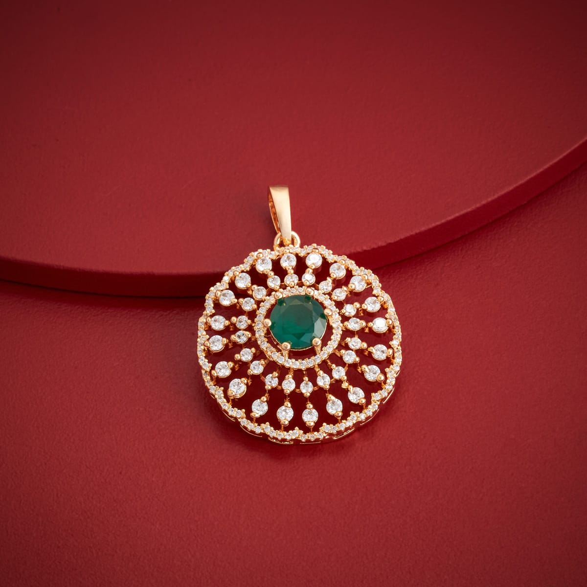 Zircon Pendant Set Zircon Pendant Earring 182860