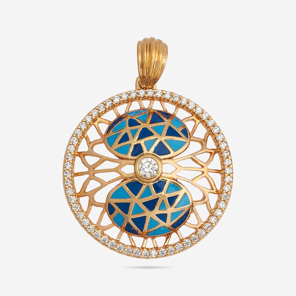 Zircon Pendant Set Zircon Pendant Earring 184730