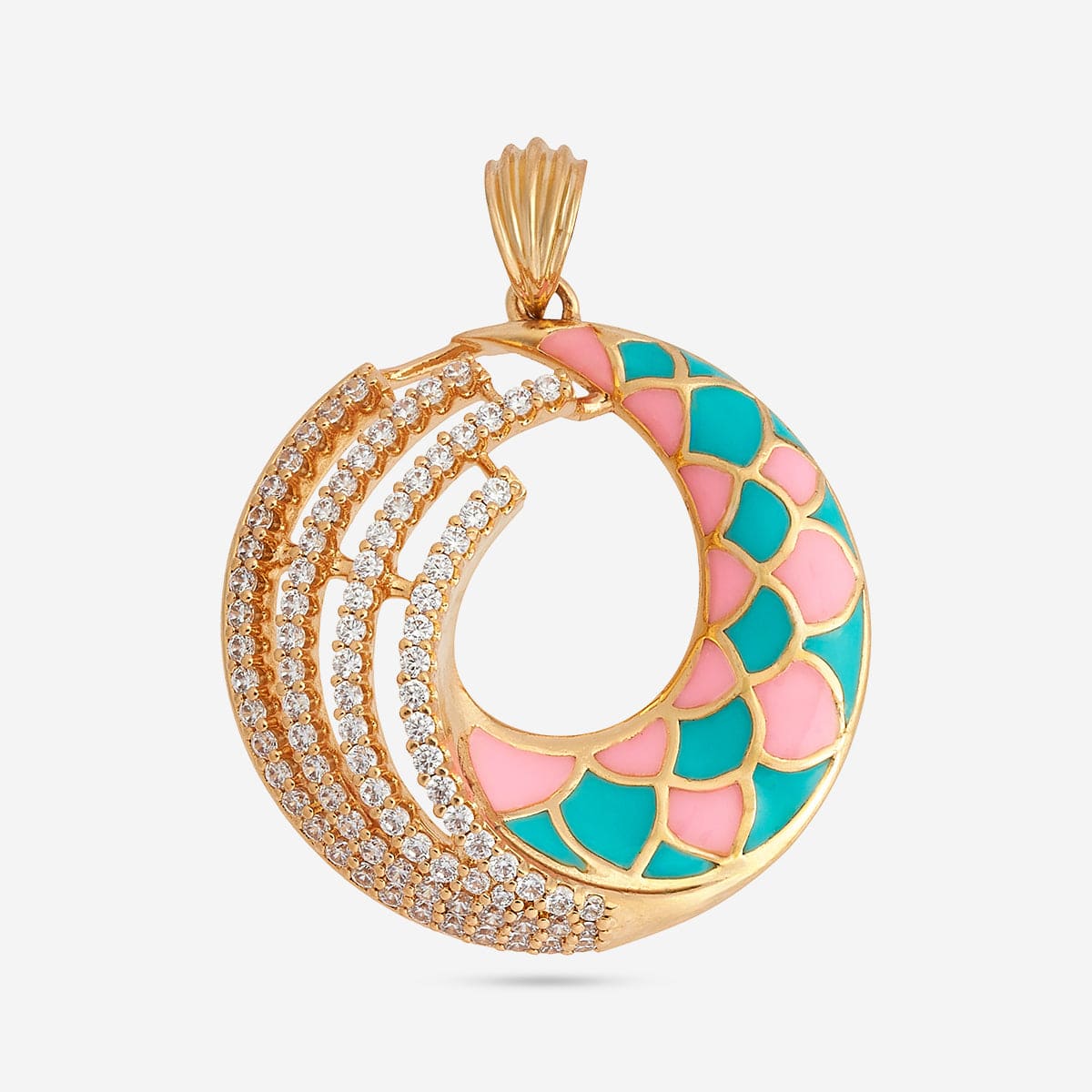 Zircon Pendant Set Zircon Pendant Earring 184737