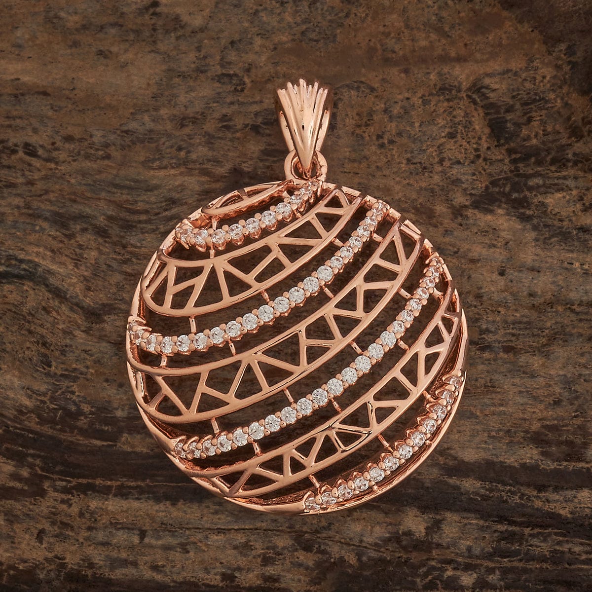 Zircon Pendant Set Zircon Pendant Earring 184738