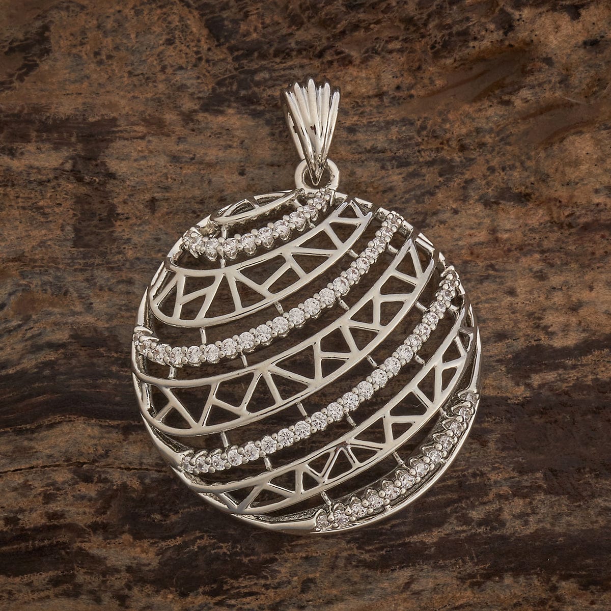 Zircon Pendant Set Zircon Pendant Earring 184738