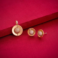 Zircon Pendant Set Zircon Pendant Earring 187119