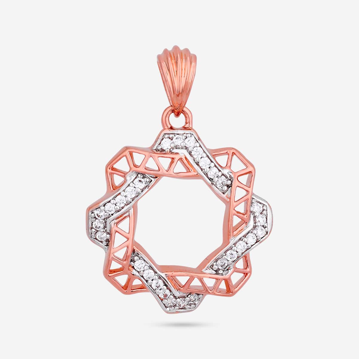 Zircon Pendant Set Zircon Pendant Earring 187701