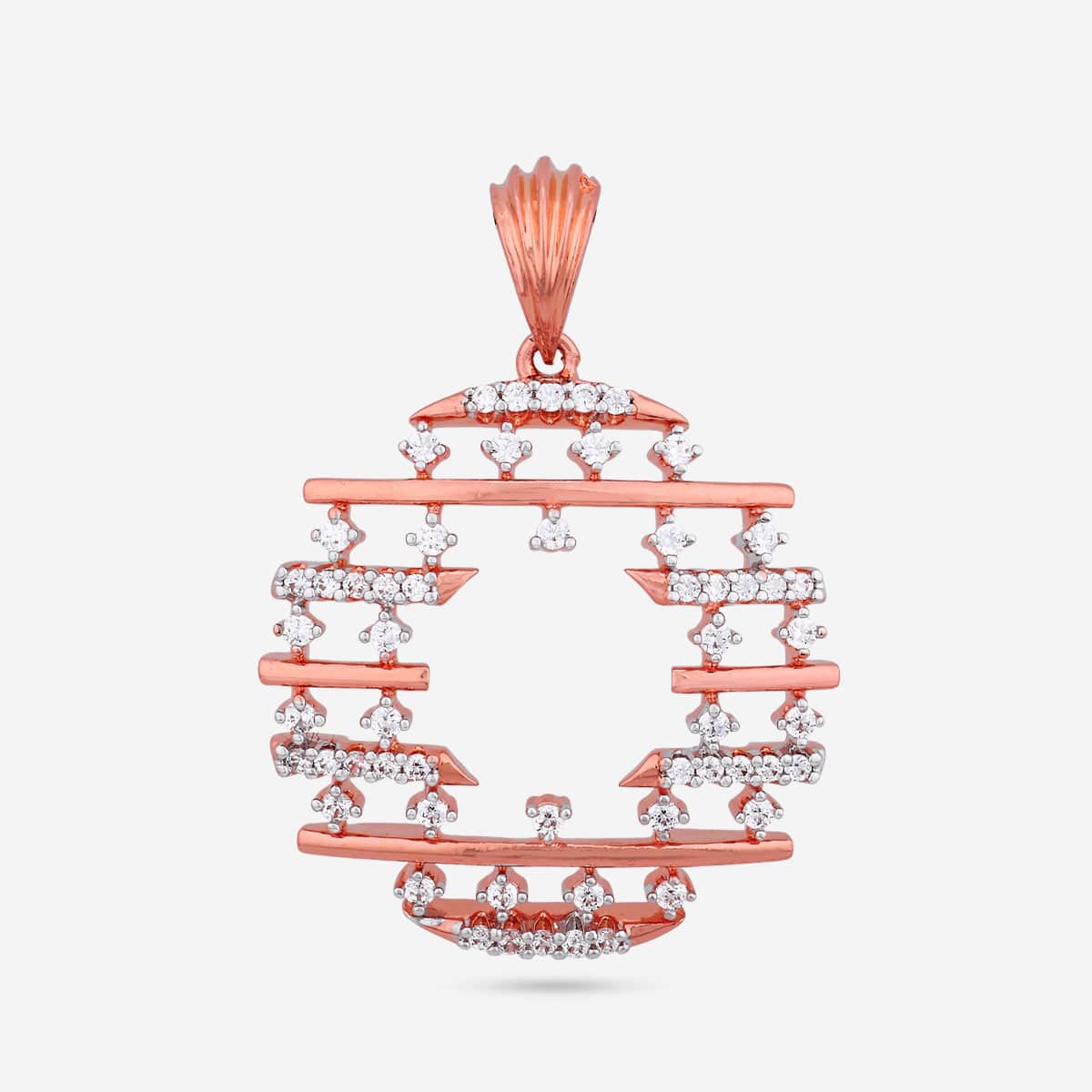 Zircon Pendant Set Zircon Pendant Earring 187702