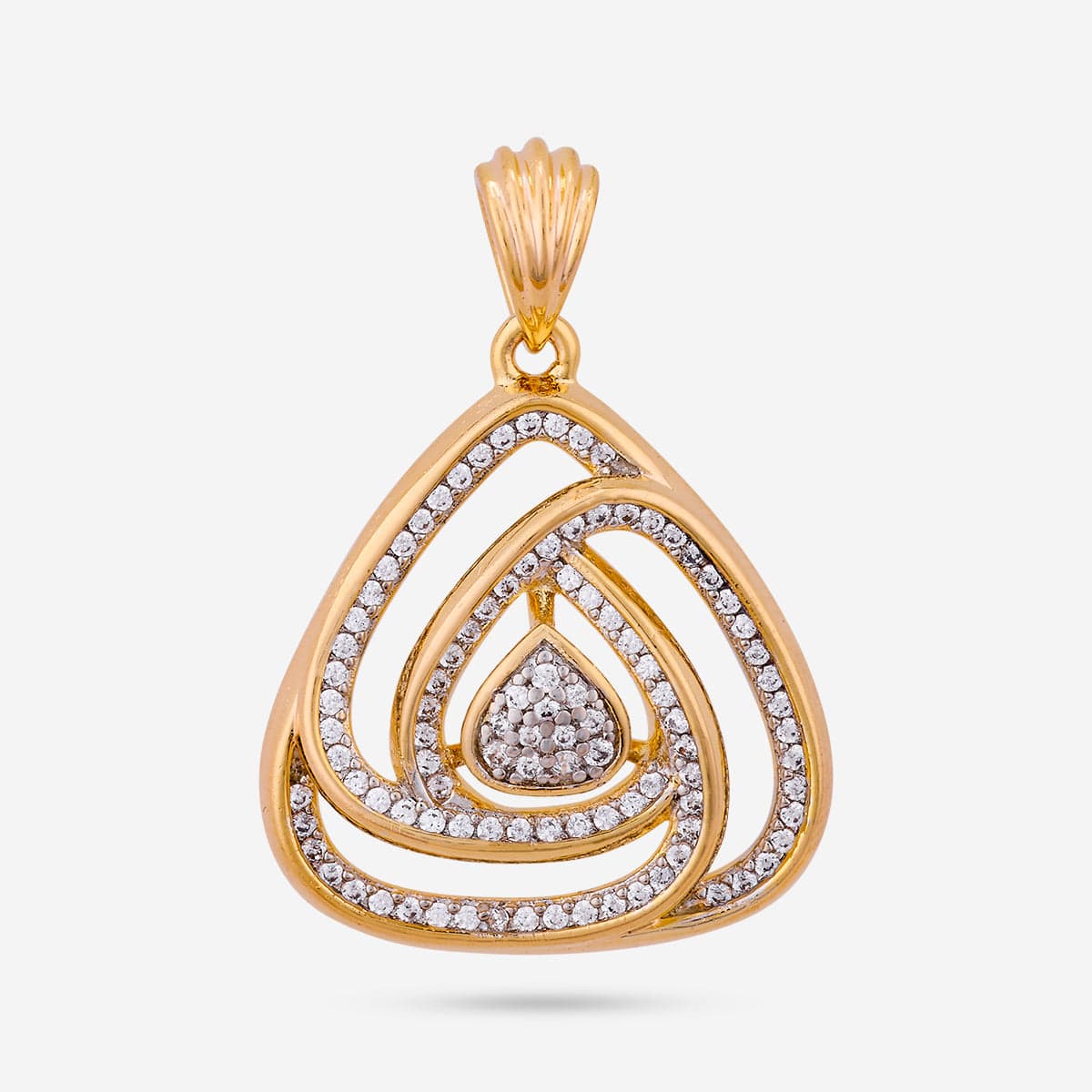 Zircon Pendant Set Zircon Pendant Earring 187703