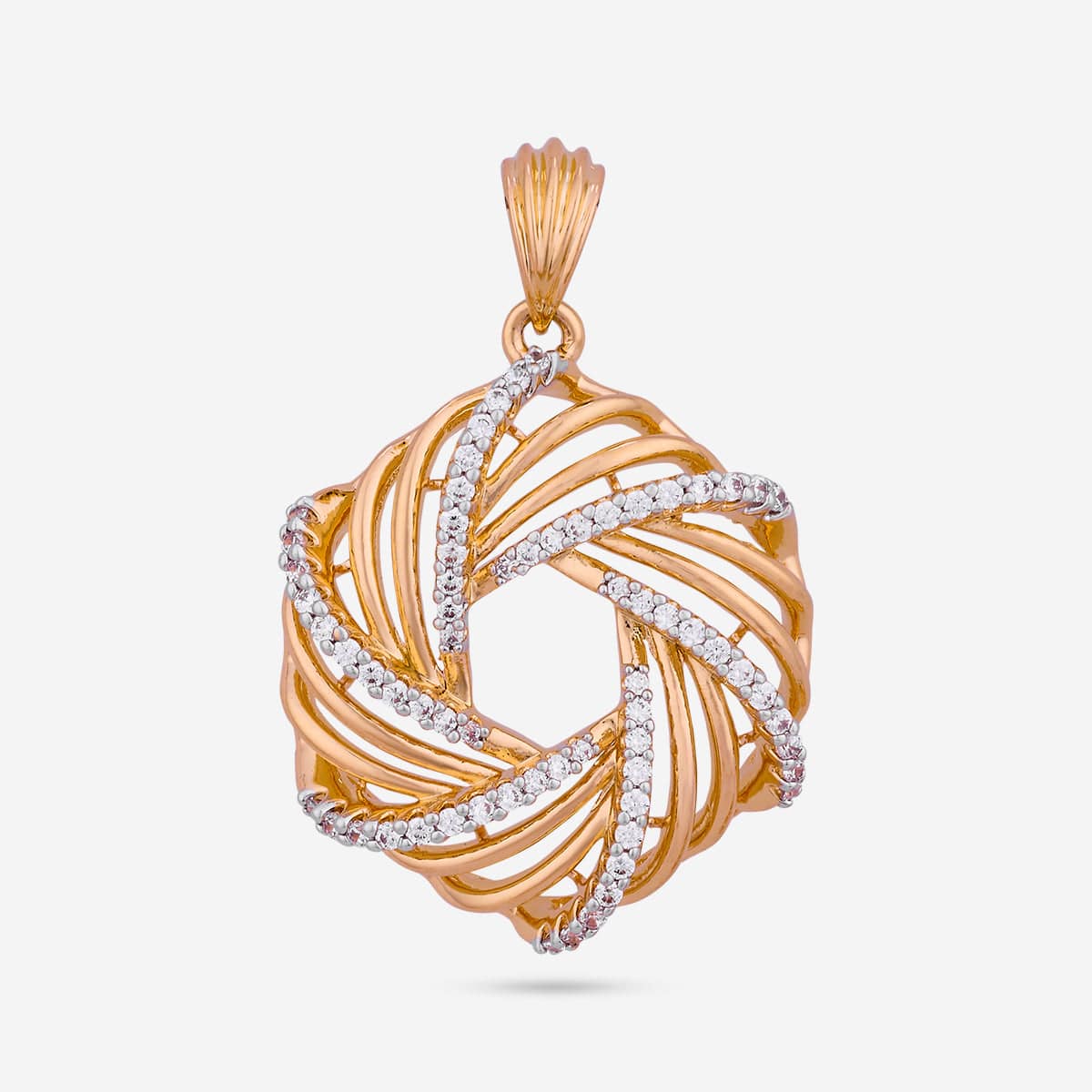 Zircon Pendant Set Zircon Pendant Earring 187704