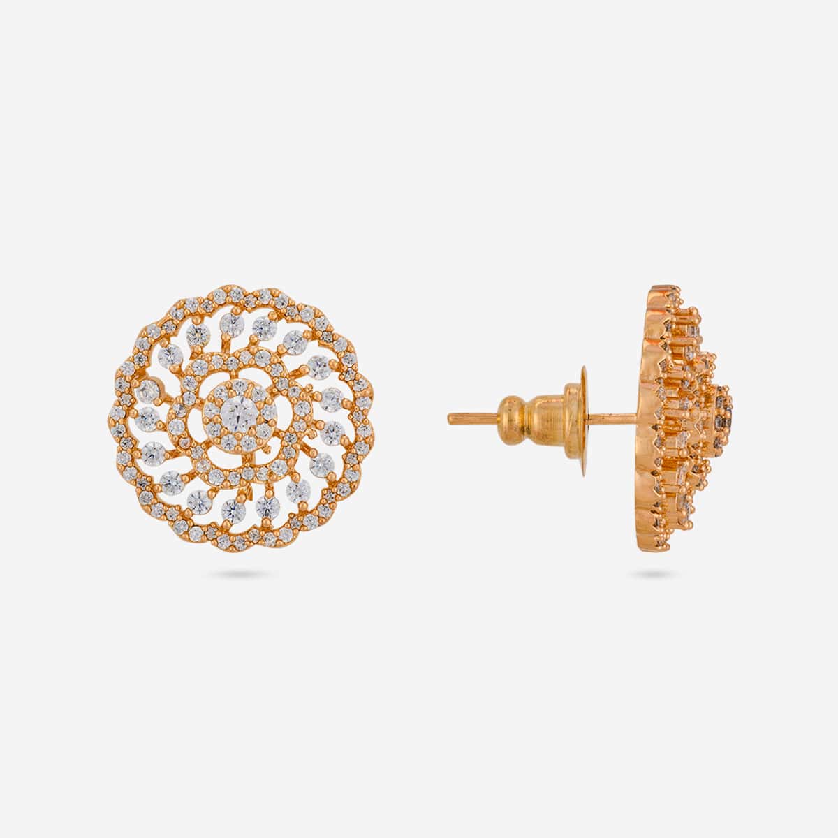 Zircon Pendant Set Zircon Pendant Earring 188889