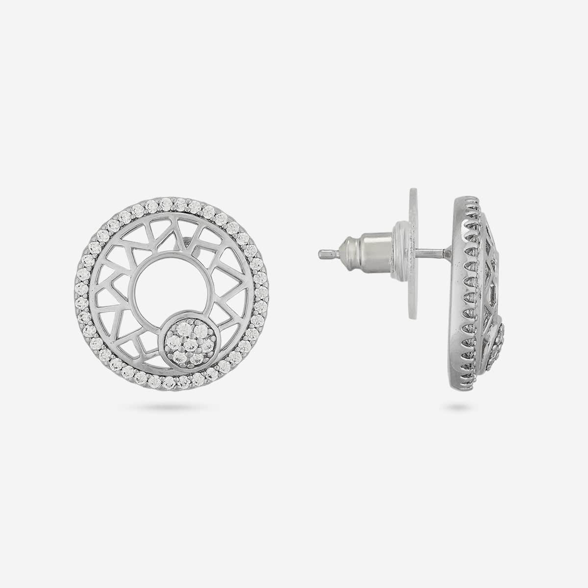 Zircon Pendant Set Zircon Pendant Earring 191782