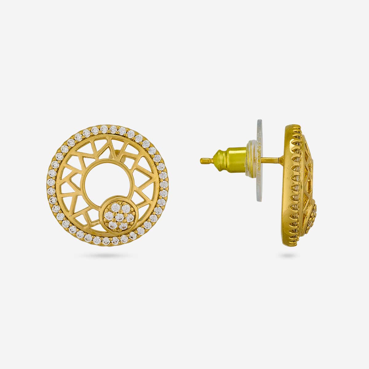 Zircon Pendant Set Zircon Pendant Earring 191782