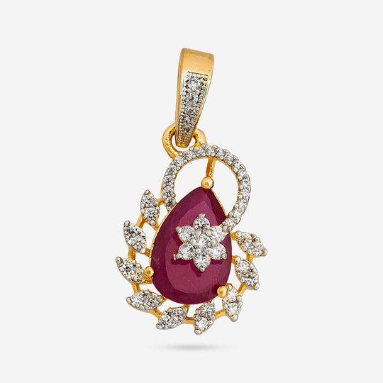 Zircon Pendant Set Zircon Pendant Earring 193732