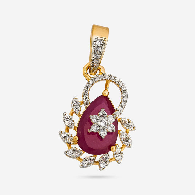 Zircon Pendant Set Zircon Pendant Earring 193732