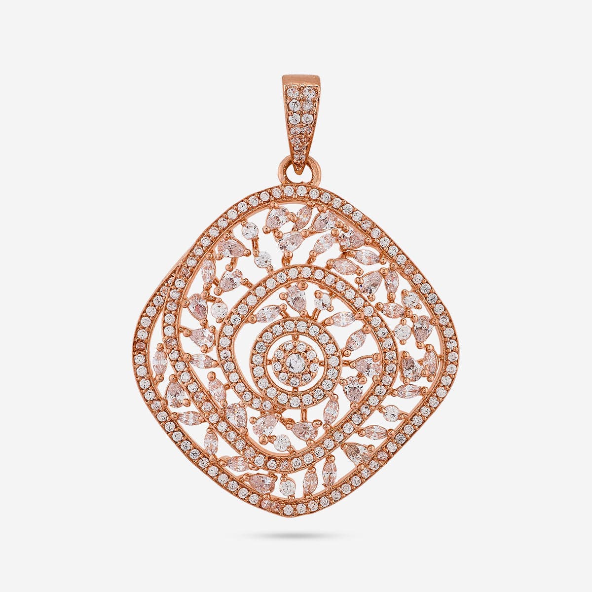 Zircon Pendant Set Zircon Pendant Earring 195230