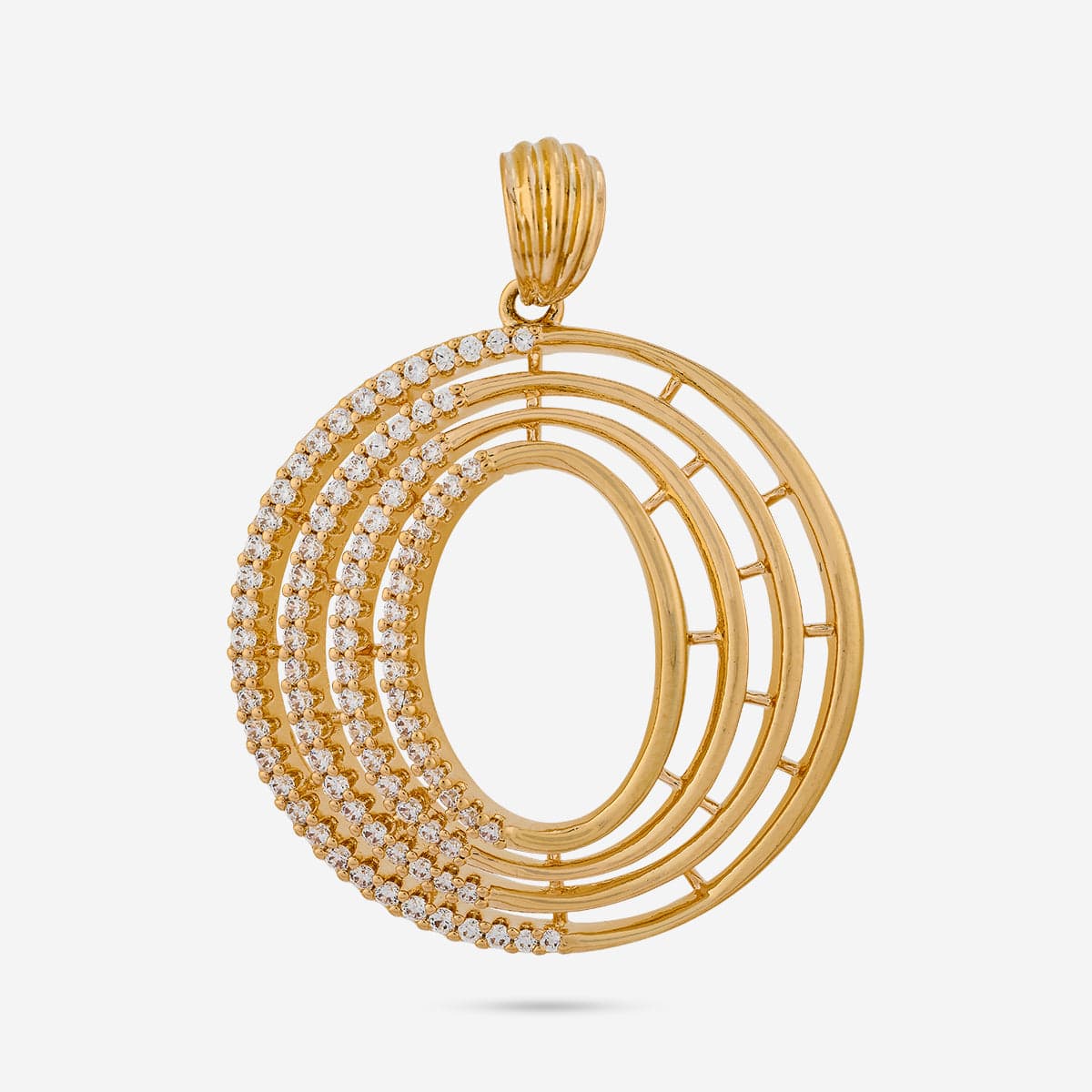 Zircon Pendant Set Zircon Pendant Earring 196782