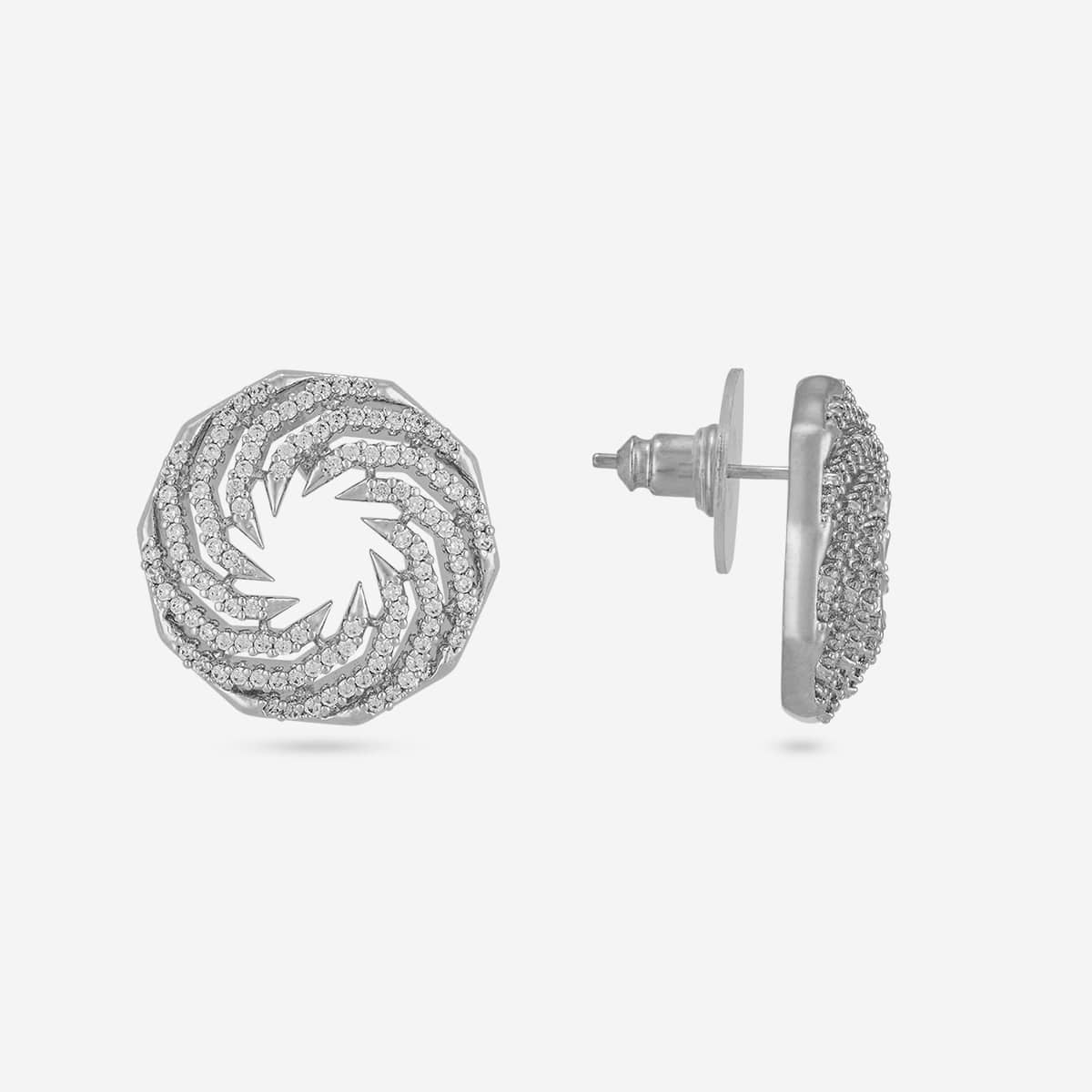 Zircon Pendant Set Zircon Pendant Earring 196907
