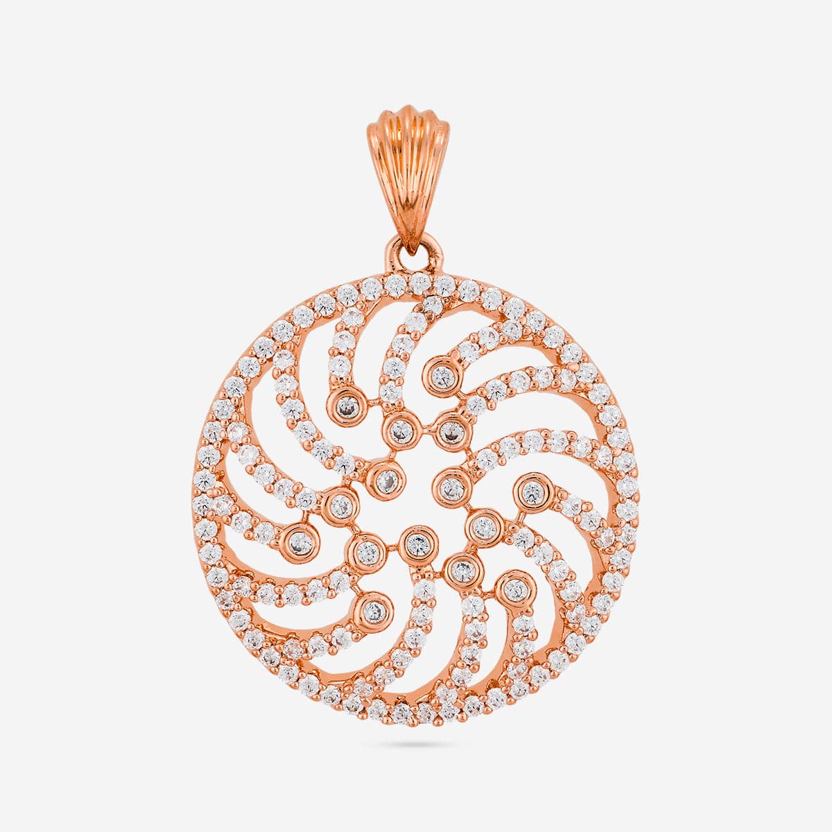 Zircon Pendant Set Zircon Pendant Earring 196908