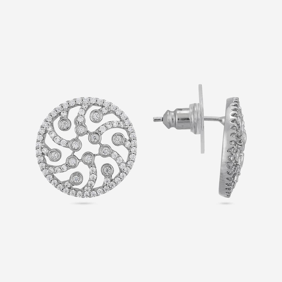 Zircon Pendant Set Zircon Pendant Earring 196908