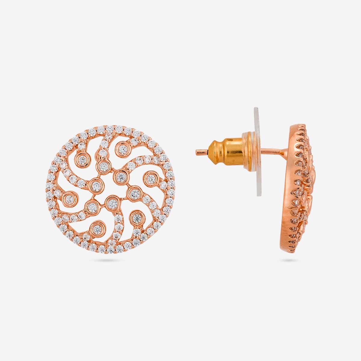 Zircon Pendant Set Zircon Pendant Earring 196908