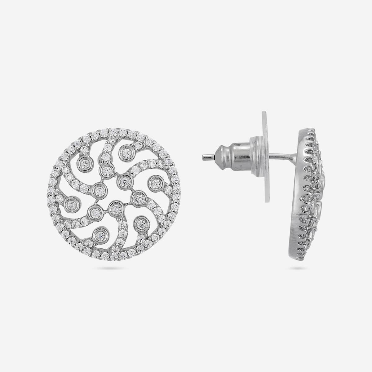 Zircon Pendant Set Zircon Pendant Earring 196908