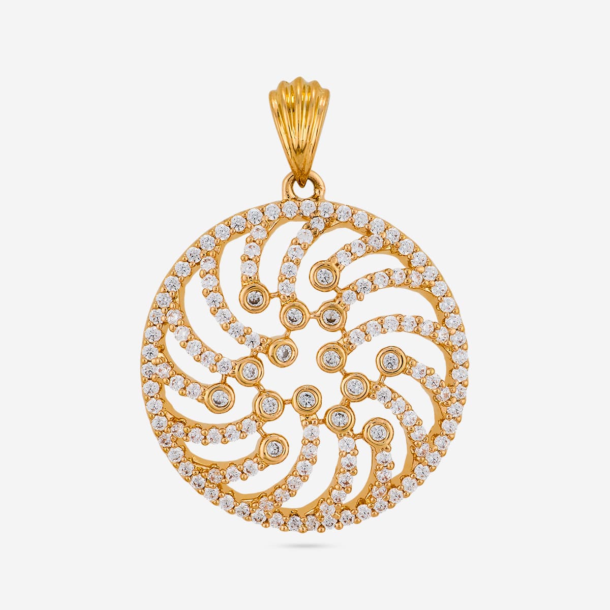 Zircon Pendant Set Zircon Pendant Earring 196908