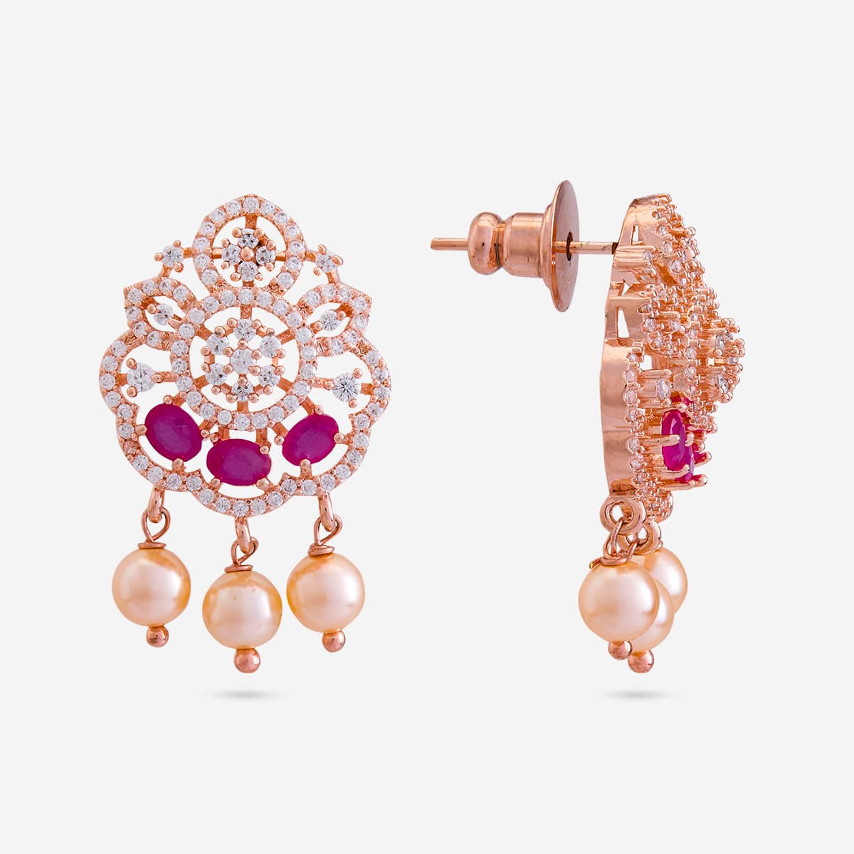 Zircon Pendant Set Zircon Pendant Earring 197137