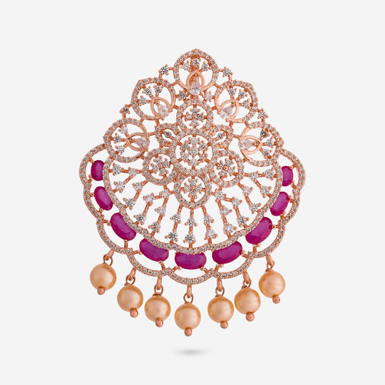 Zircon Pendant Set Zircon Pendant Earring 197137