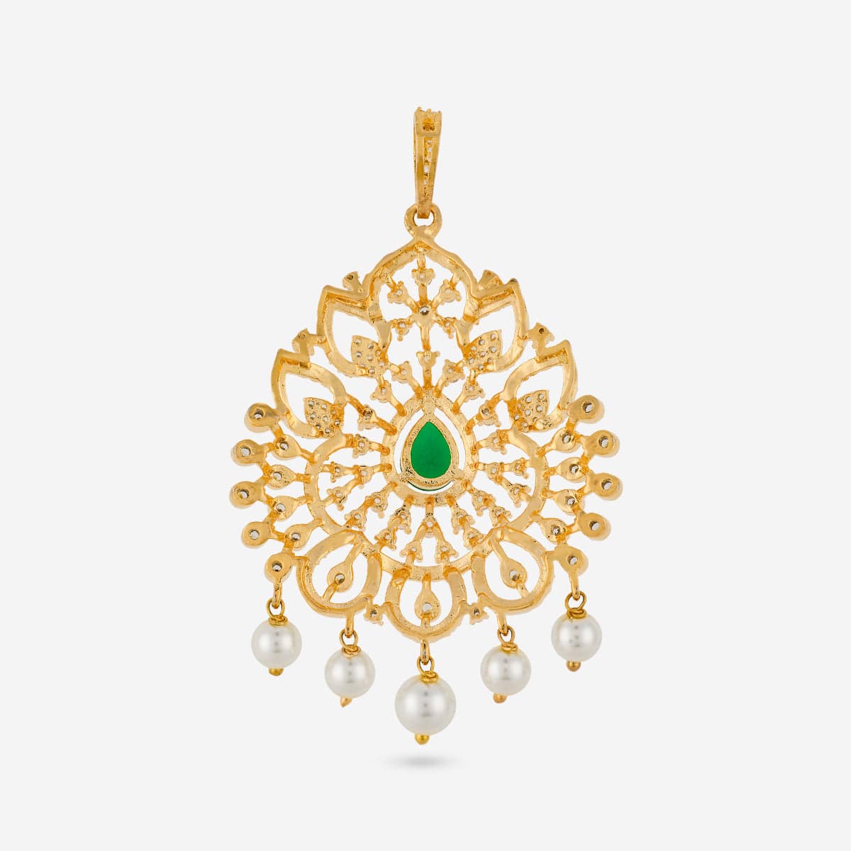 Zircon Pendant Set Zircon Pendant Earring 197139